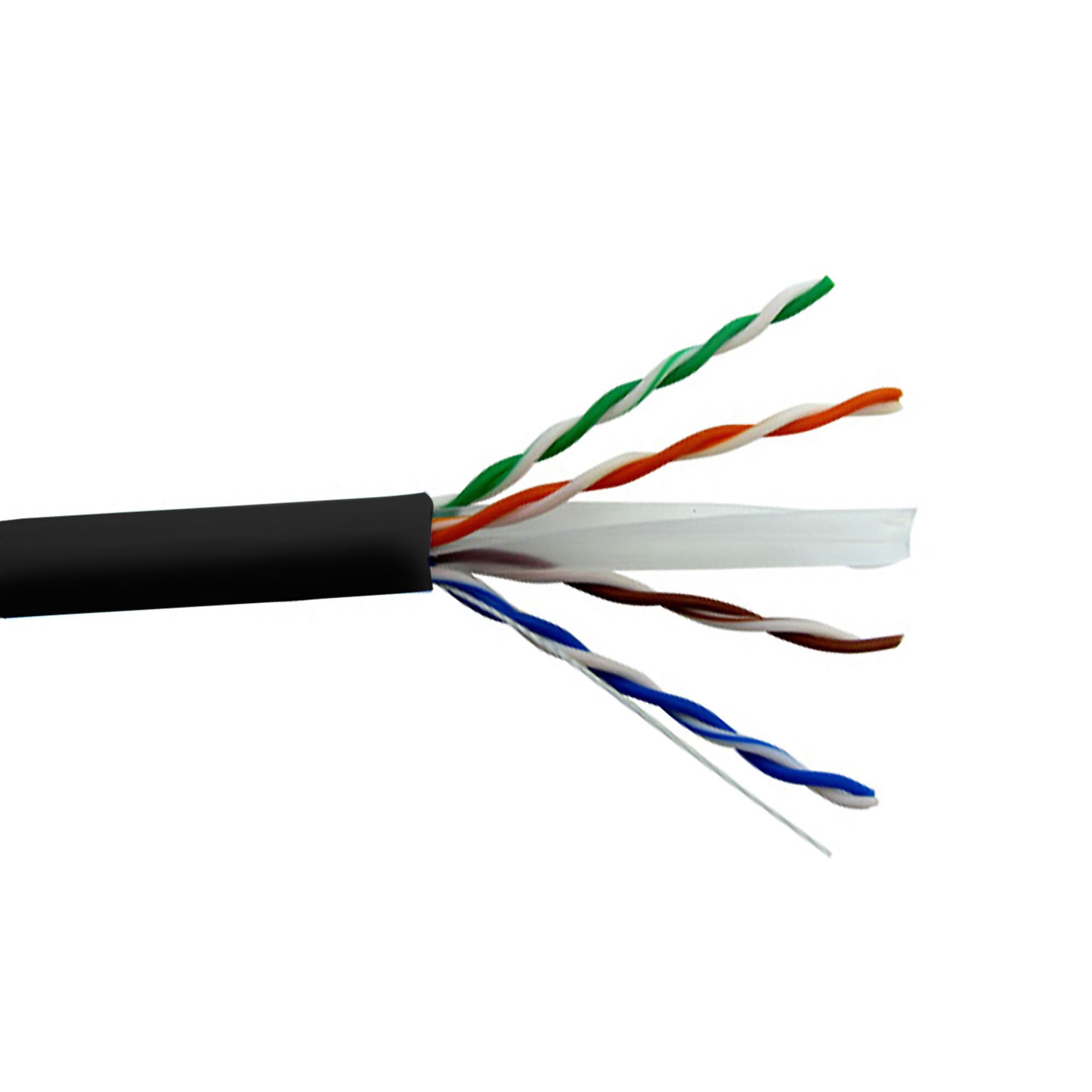 Triplett CAT6U-1000BK CAT6 UTP 24AWG Cable 1000' Black